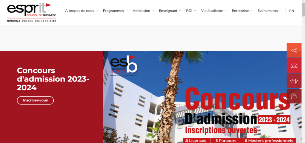 Esprit Scholl of Business by U2P