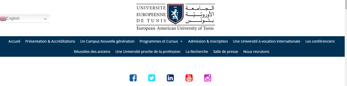 Université Européenne Tunis by U2P